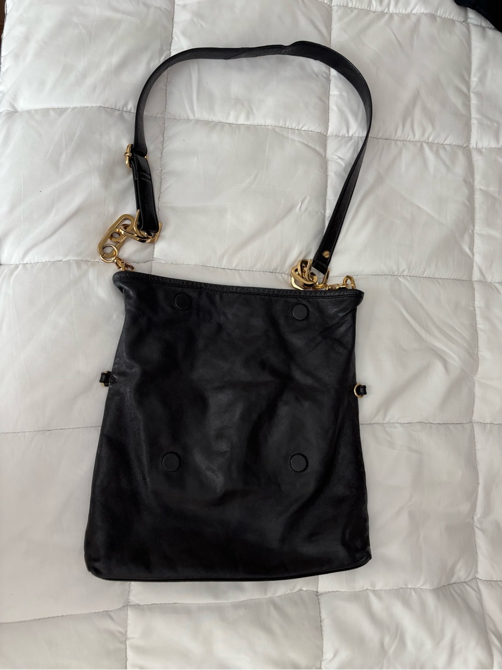 Tory Burch Amanda Fold Over Messenger / Crossbody Bag - Picture 3 of 7